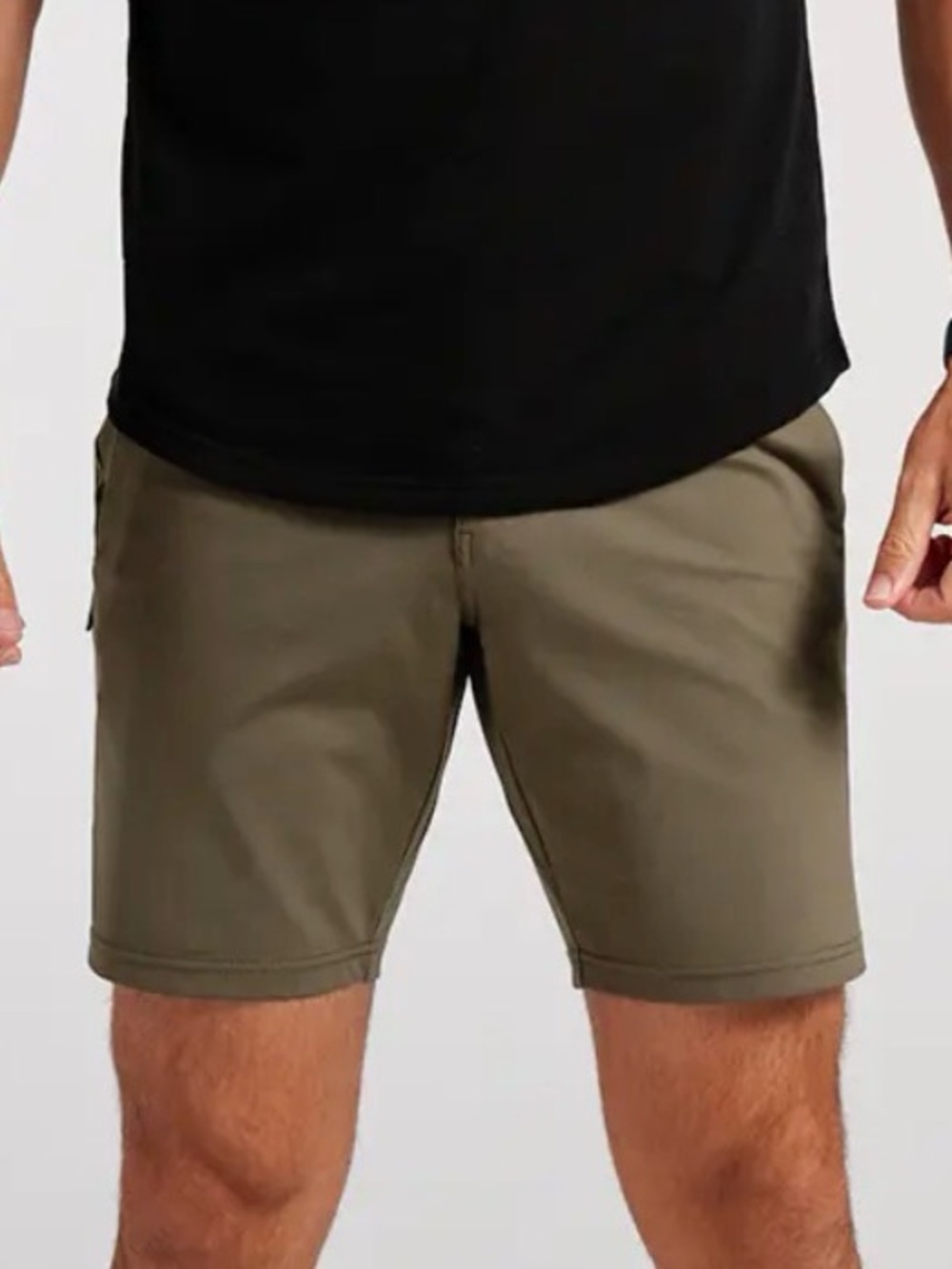BYLT Basics Men's Khaki Everyday Short 8”
